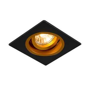 Zuma Line Chuck DL Square 92706-N oczko lampa wpuszczana downlight 1x50W GU10 czarne/złote