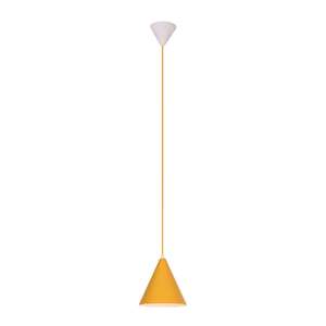 Candellux Ledea Voss 50101179 lampa wisząca zwis 1x40W E27 żółta