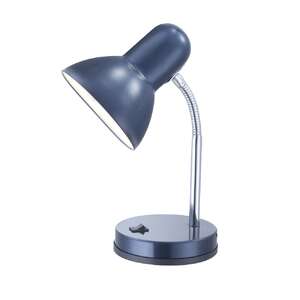 Lampa stołowa lampka Globo Basic 1x40W E27 chrom/niebieski 2486
