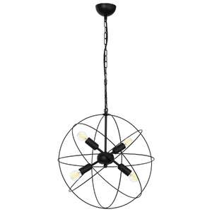 Luminex Copernicus 1102 lampa wisząca zwis 4x60W E14 czarny