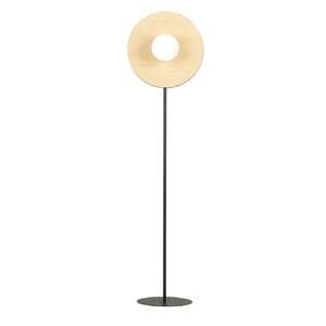 Emibig Soho 1303/LP1 lampa stojąca podłogowa 1x10W E14 czarna/drewniana