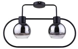 Sigma Linda 2 31889 plafon lampa sufitowa 2x60W E27 czarny