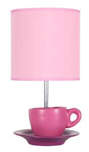 Candellux Cynka 41-34809 lampka stołowa biurkowa 1x60W E27 różowy