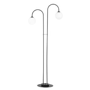 Emibig Archi 1288/LP2 lampa stojąca podłogowa 2x10W E14 biała/czarna