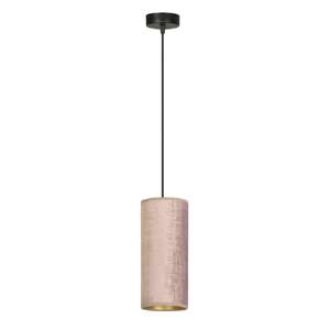 Emibig Bente 1061/1 lampa wisząca zwis 1x10W E14 różowa/złota