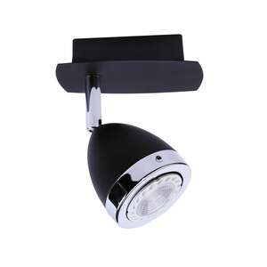 Italux Calasa SPL-9372-1A BL plafon lampa sufitowa spot 1x35W GU10 czarny/chrom