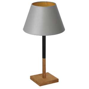 Luminex Table lamps 3751 lampa stołowa lampka 1x60W E27 czarny/szary/naturalny/złoty