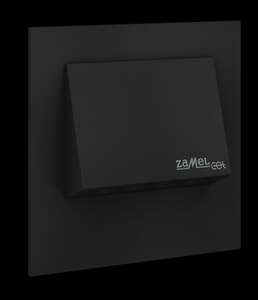 Zamel NAVI  LED11121161 kiinkiet oprawa ścienna z ramką PT 1x0,56W 5900K IP65 czarny