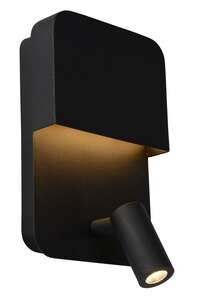 Lucide Boxer 79200/08/30 kinkiet lampa ścienna 2x5W LED czarny