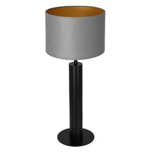 Luminex Table lamps 3665 Lampa stołowa lampka 1x60W E27 czarny/szary/złoty