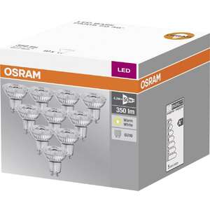 10x Żarówka LED Osram 4,3W (50W) GU10 PAR16 36D 350lm 2700K ciepła 230V reflektor 36 stopni 4058075036680 - wysyłka w 24h