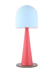 Candellux Ledea Visby 50501163 lampa stołowa lampka 1x40W E27 niebiesko-czerwona
