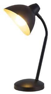 Lampa biurkowa Rabalux Theodor 4360 lampka stołowa 1x25W E14 czarny / złoty