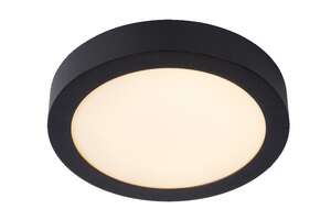 Lucide Brice-Led 28116/24/30 plafon lampa sufitowa 1x15W LED IP44 czarny