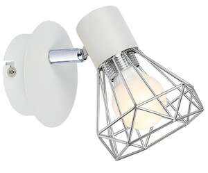 Candellux Verve 91-61331 kinkiet lampa ścienna 1x40W E14 biały / chrom
