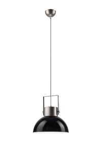 Lamkur Kira 33877 lampa wisząca zwis 1x60W E27 szara/czarna