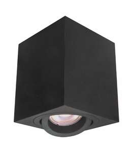 Light Prestige Lyon LP-5881/1SM BK spot lampa sufitowa 1x50W GU10 czarna