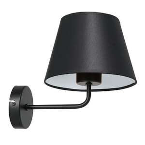 Luminex Arden 3481 kinkiet lampa ścienna 1x60W E27 czarny/biały