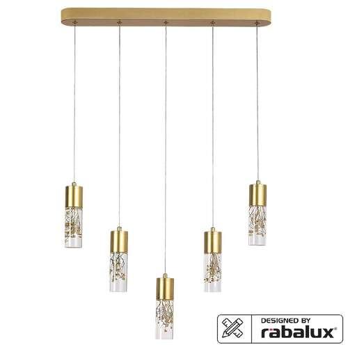 Rabalux Floresta 6559 lampa wisząca zwis 1x20W LED 4000K złota