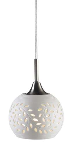 Lampa wisząca zwis okienny Markslojd Lohals 1x40W E14 stalowy/biały 102288 + podsufitka za 1zł gratis - wysyłka w 24h