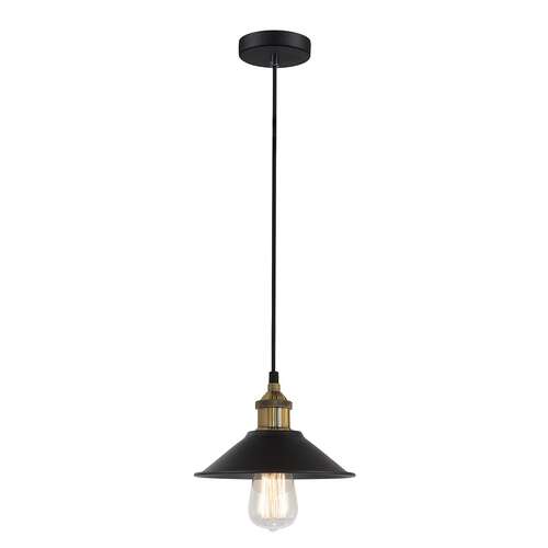 Italux Kermio MDM-2318/1S lampa wisząca zwis 1x60W E27 czarna