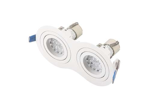 MAXlight Signal II H0083 Oczko lampa oprawa wpuszczana downlight 2x50W GU10 białe - wysyłka w 24h
