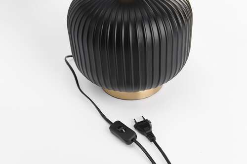 Light Prestige Tamiza LP-1515/1T SMALL lampa stołowa lampka 1x40W E27 czarna/złota