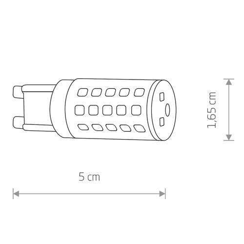 Nowodvorski Bulb 7503 żarówka 1x4W G9+LED biała
