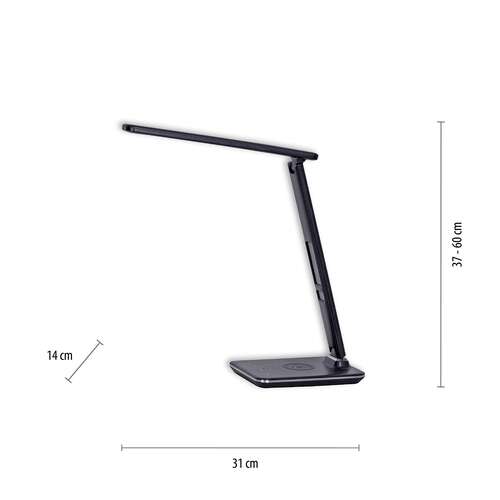Zuma Line Adriano 4595-18 lampa stołowa lampka 1x6W LED 3000K czarna