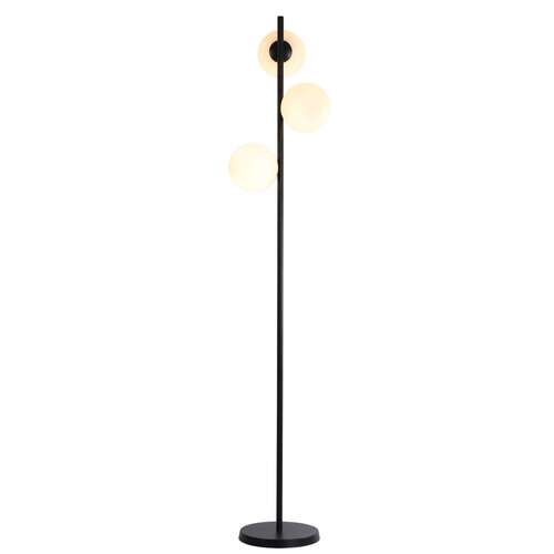 Light Prestige Dorado LP-002/3F BK lampa stojąca podłogowa 3x40W E14 czarna/biała