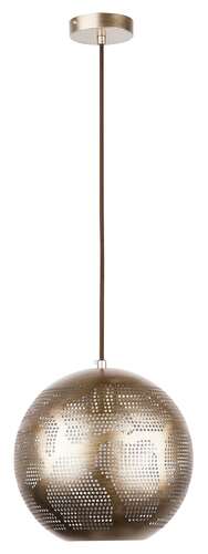 Candellux Sfinks 31-43276 lampa wisząca zwis 1x60W E27 jasny brąz