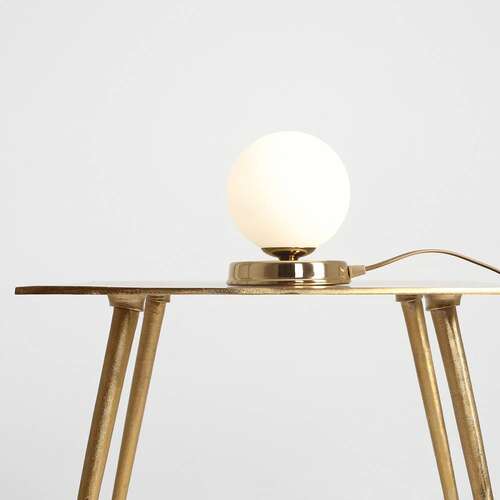 Aldex Ball 1076B30_S lampa stołowa lampka 1x40W E14 złota