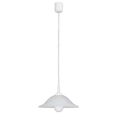 Lampa wisząca zwis Rabalux Alabastro 1x60W E27 biały alabaster 3905