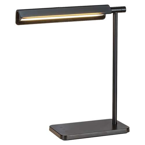 Rabalux Horus 2934 lampa stołowa lampka 1x7W LED 3000-4000-6500K czarna