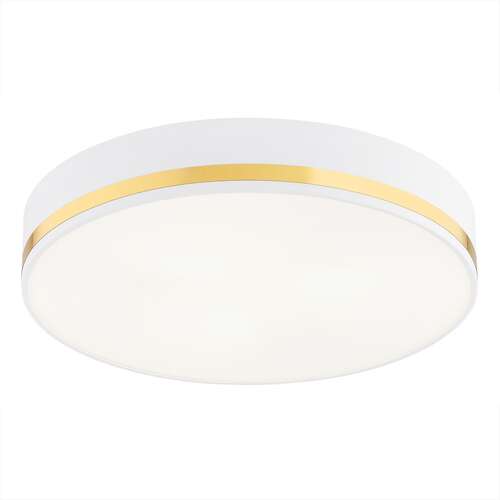 Argon Amore 7034 plafon lampa sufitowa 2x15W E27 biała/złota