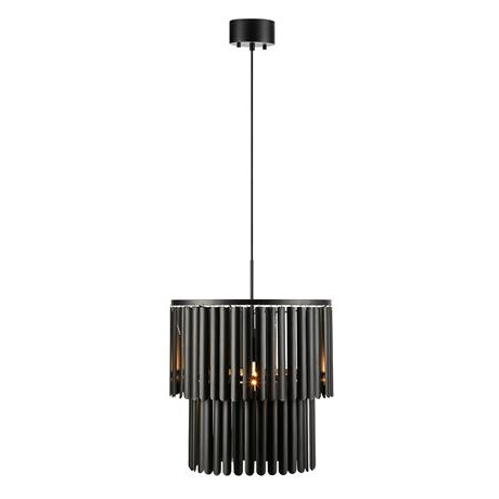 Markslojd Viento 108581 lampa wisząca zwis 1x40W E27 czarna