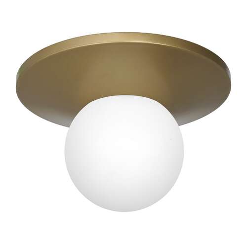 Luminex Taller 3139 plafon lampa sufitowa 1x60W E27 złoty/biały