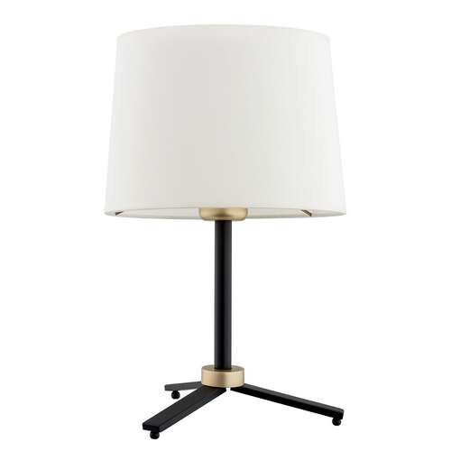 Argon Cavalino 8319 lampa stołowa lampka 1x15W E27 czarna/śmietankowa