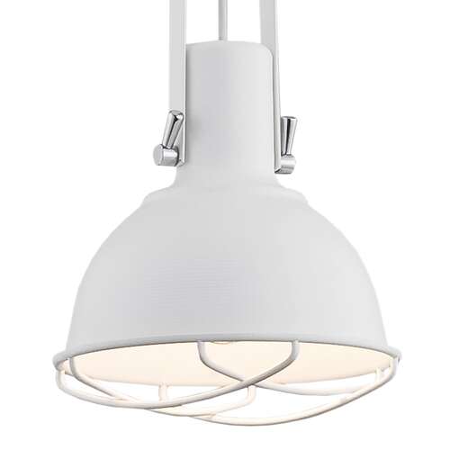 Lampa wisząca Argon Calvados 3187 1x60W E27 biała industrial