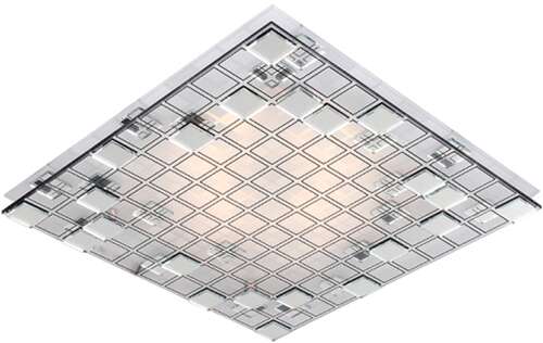 Candellux Mosaic 10-30610 plafon oprawa lampa sufitowa 2x60W E27 chrom