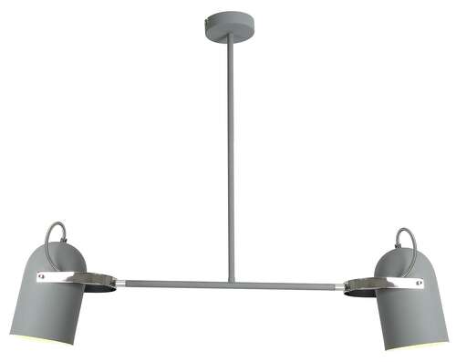 Candellux Gray 32-66510 lampa wisząca zwis 2x40W E27 szary