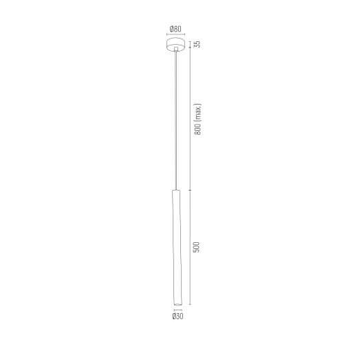 Argon  Etna plus 8066 lampa wisząca zwis 1x6W G9 biała - wysyłka w 24h
