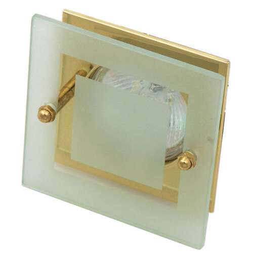 Candellux 2219604 oczko lampa wpuszczana downlight 1x50W MR16 złote/transparentne