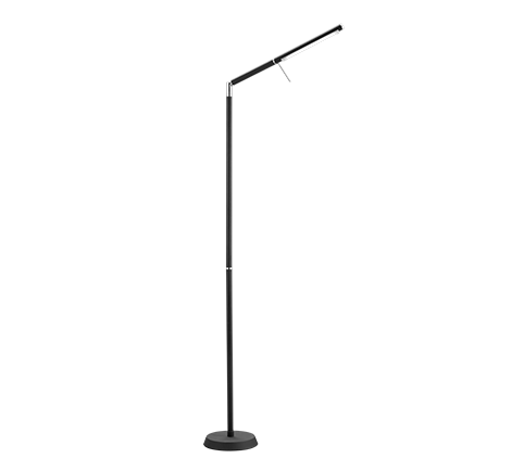 Trio Filigran 420490132 lampa stojąca podłogowa 1x6W LED 3000K czarna/biała