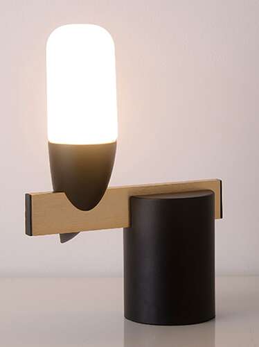 Candellux Ledea Sakai 50533081 lampa stołowa lampka 1x5,4W LED czarna