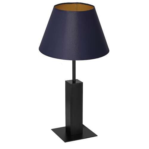 Luminex Table lamps 3646 Lampa stołowa lampka 1x60W E27 czarny/niebieski/złoty