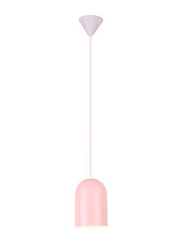 Candellux Ledea Oss 50101186 lampa wisząca zwis 1x40W E27 różowa