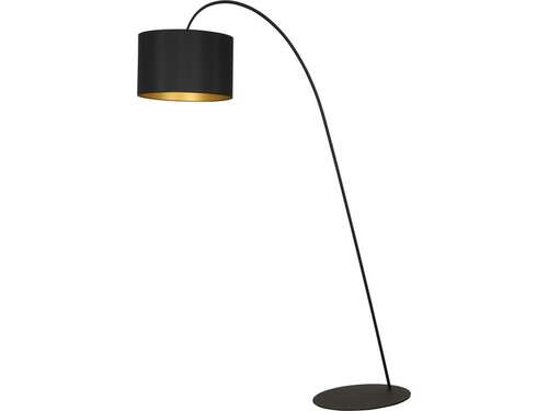 Lampa podłogowa Nowodvorski Alice 4963 z abażurem 1x100W E27 czarna