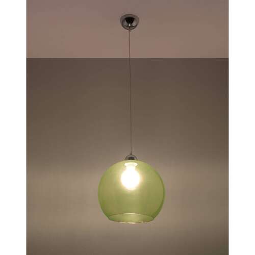 Sollux Ball SL.0254 Lampa wisząca zwis 1x60W E27 zielona