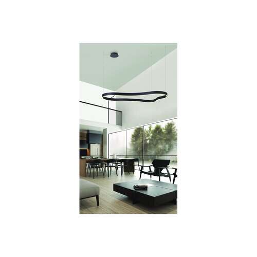 Azzardo Mirabella AZ5093 lampa wisząca zwis 1x60W LED 3000K czarna - Negocjuj cenę